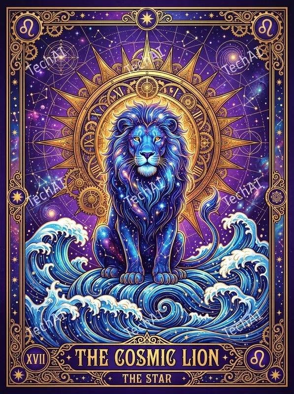 Psychedelic Tarot Celestial Art