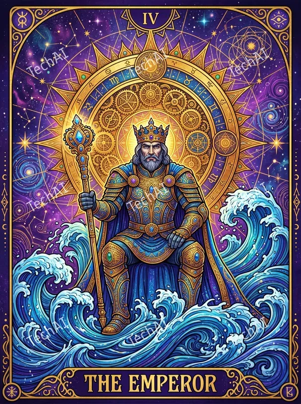 Psychedelic Tarot Celestial Art