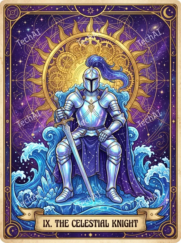 Psychedelic Tarot Celestial Art