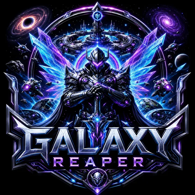 Galaxy Reaper Mascot Logos