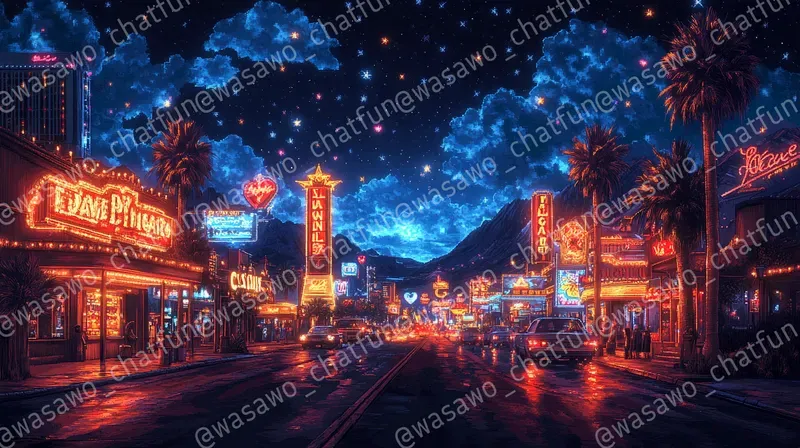 Las Vegas Pixel Art