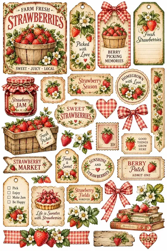 Vintage County Fair Junk Journal Kits