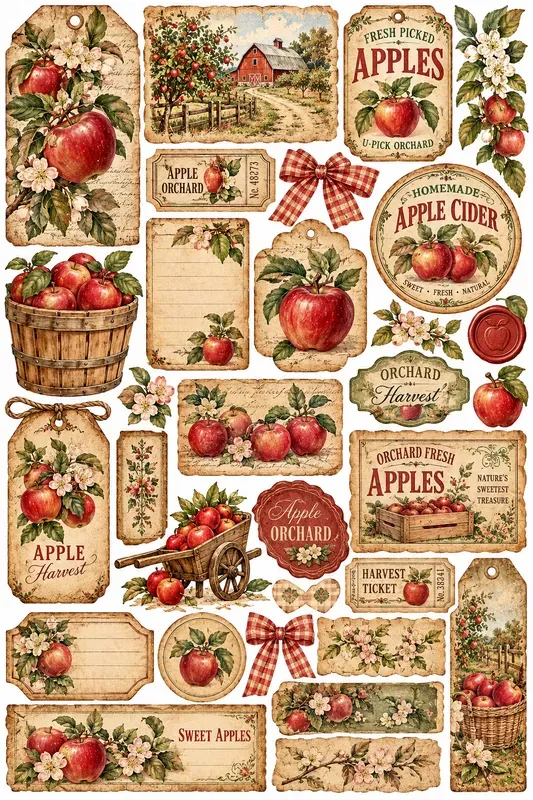 Vintage County Fair Junk Journal Kits