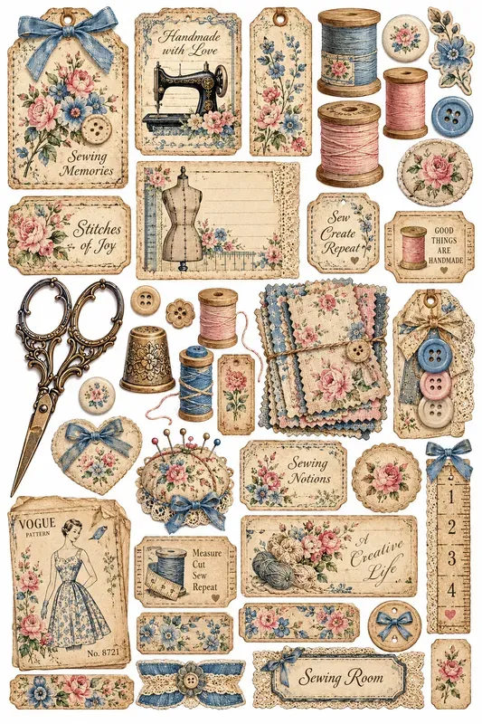 Vintage County Fair Junk Journal Kits