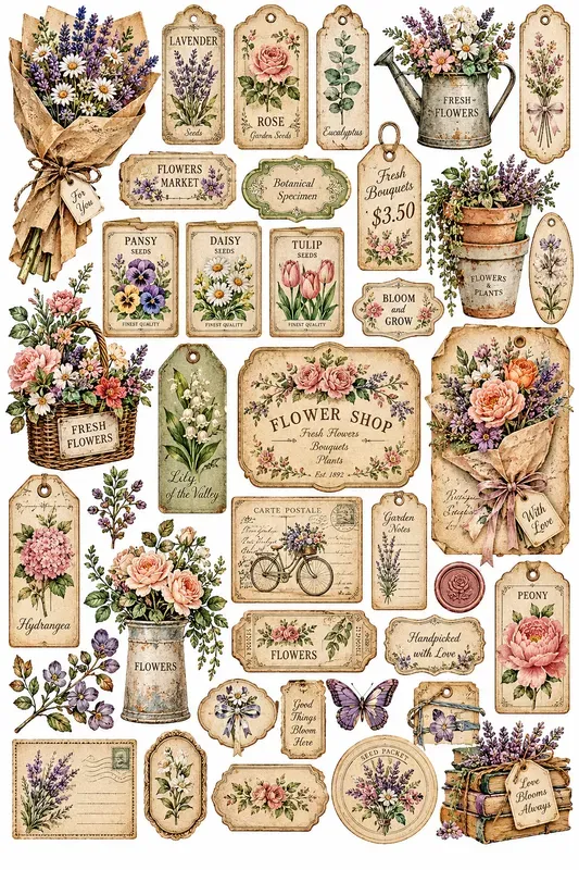 Vintage County Fair Junk Journal Kits