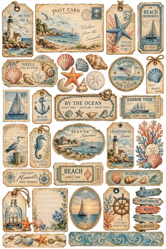 Vintage County Fair Junk Journal Kits
