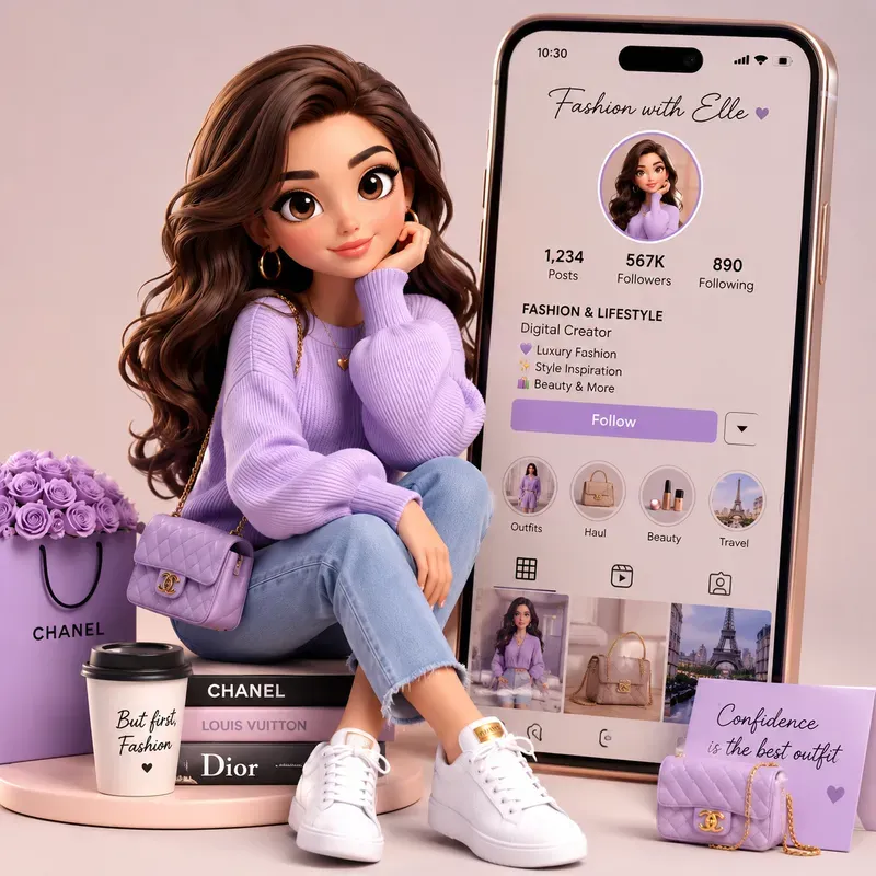 Charming Social Media Mascots Premium