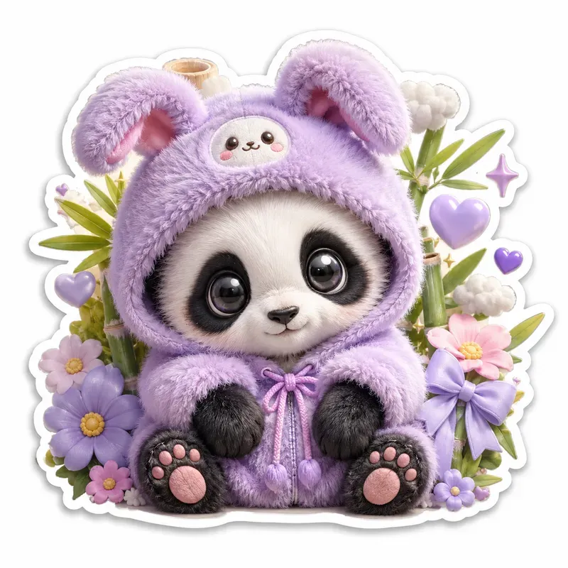 Cute Cozy Animal Sticker Collections