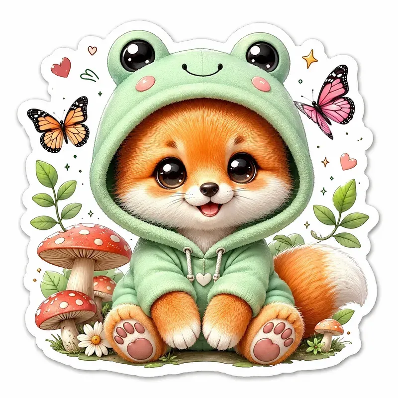Cute Cozy Animal Sticker Collections