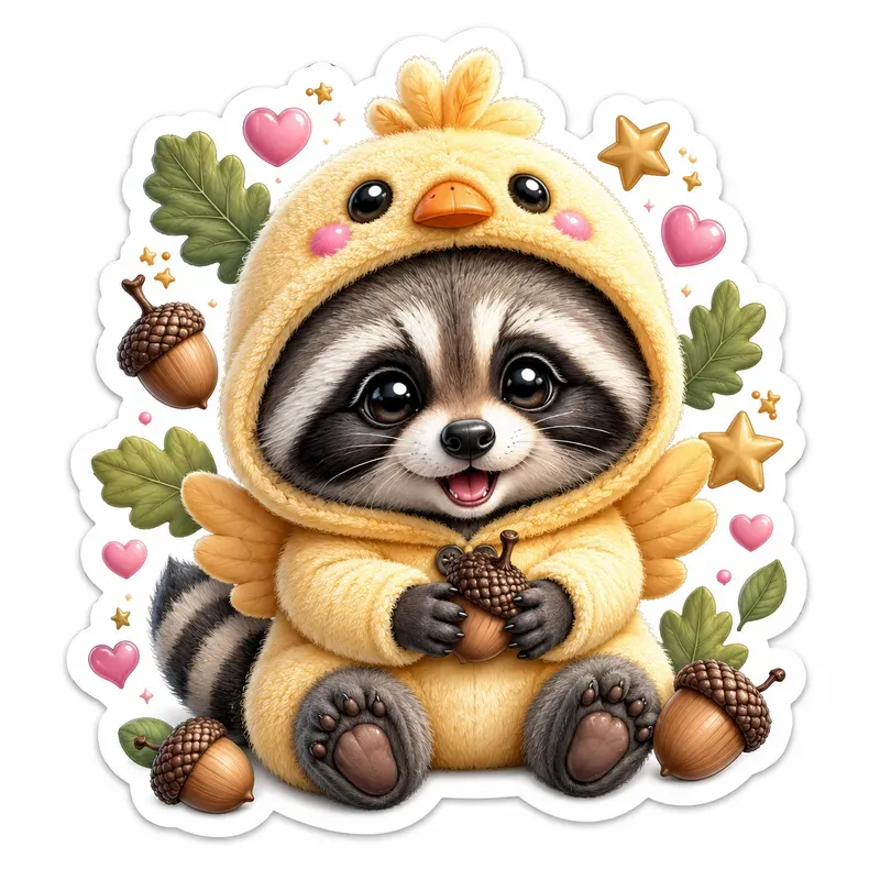Cute Cozy Animal Sticker Collections