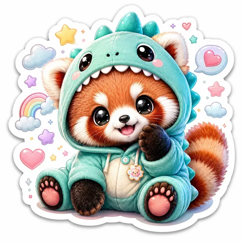 Cute Cozy Animal Sticker Collections