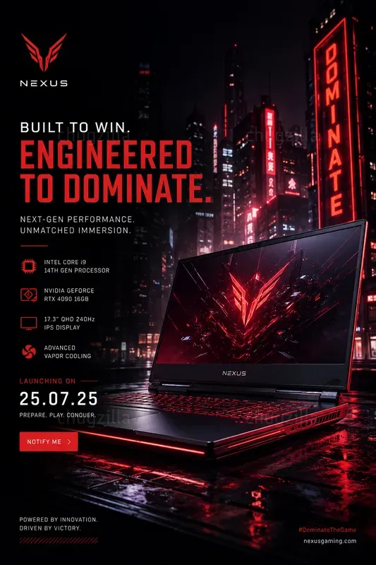 Tech Product Launch Posters