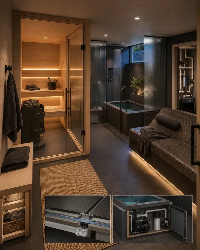 Home Sauna Contrast Wellness Suites