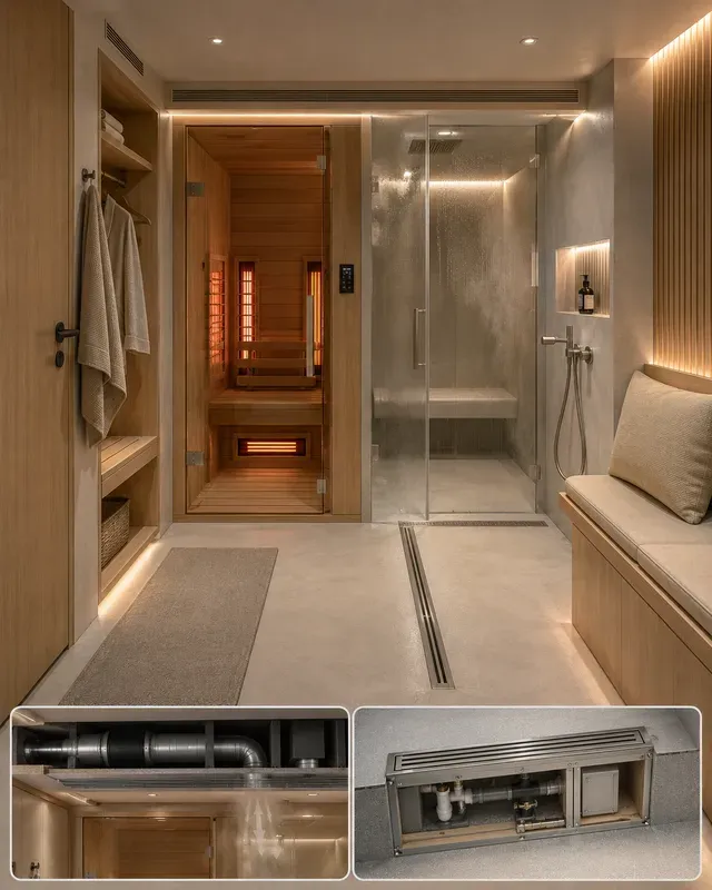 Home Sauna Contrast Wellness Suites