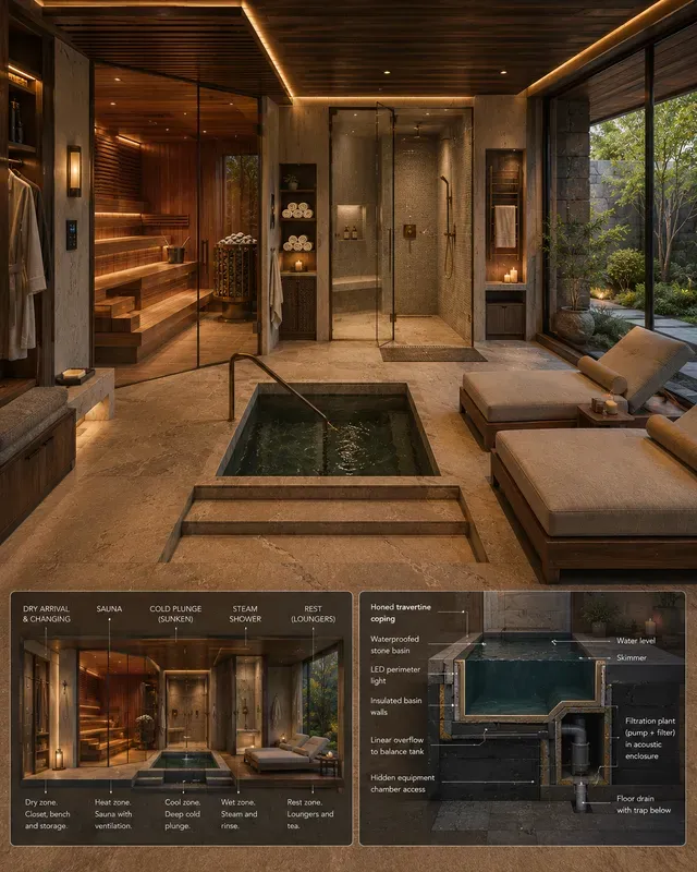 Home Sauna Contrast Wellness Suites