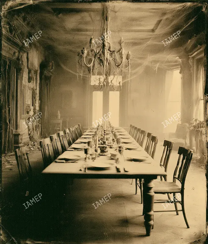 Vintage Haunted Horror Scenes