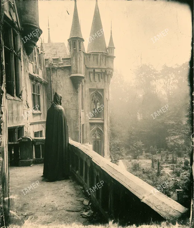 Vintage Haunted Horror Scenes