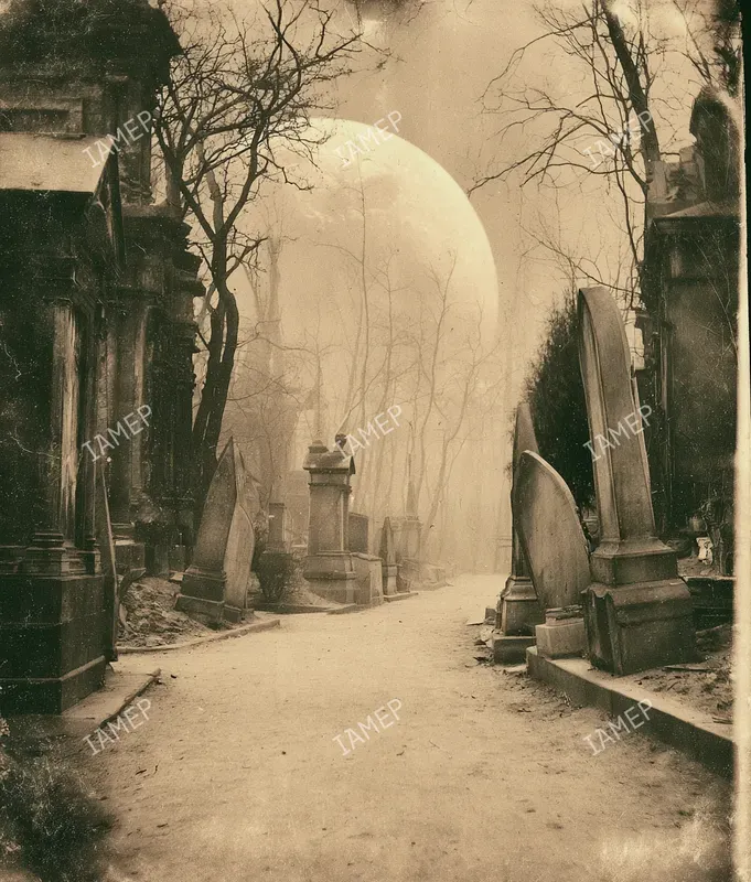 Vintage Haunted Horror Scenes