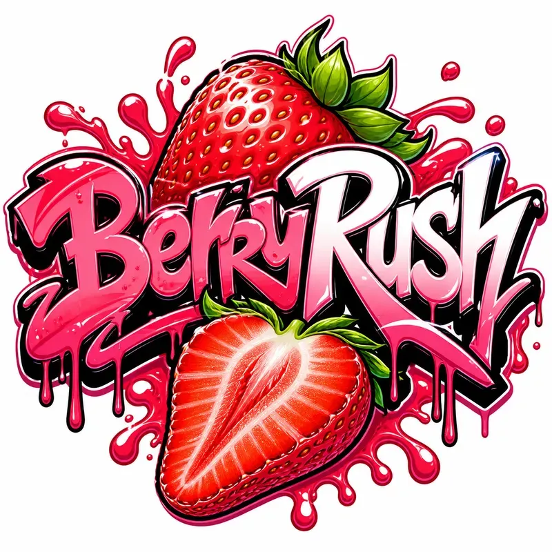 Graffiti Fruit Splash Logo Generator
