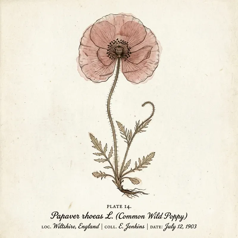 Pressed Botanical Specimen Portraits