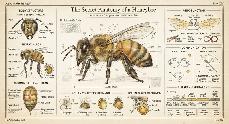 Vintage Field Guide Infographics