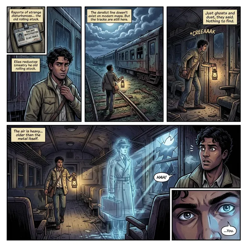 Cinematic Comic Panels And Page Designs