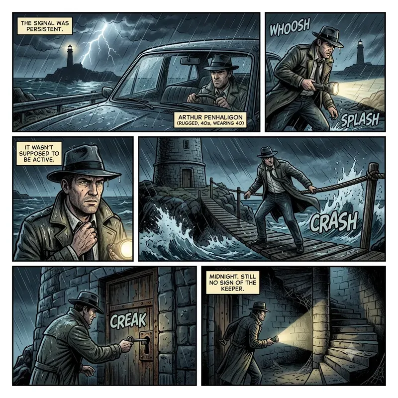 Cinematic Comic Panels And Page Designs