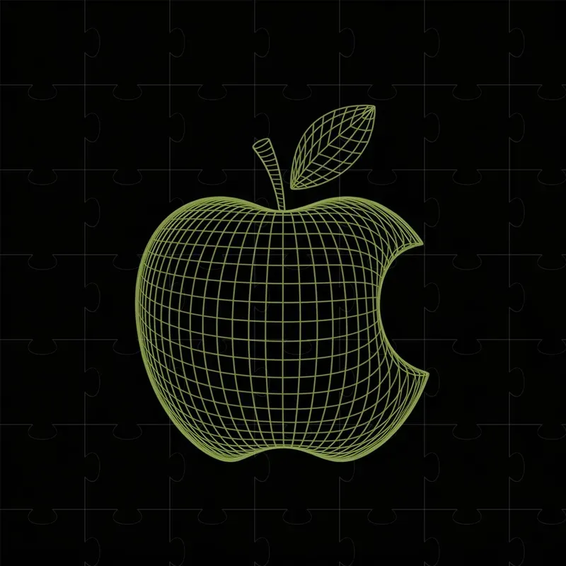 3D Mesh Line Art