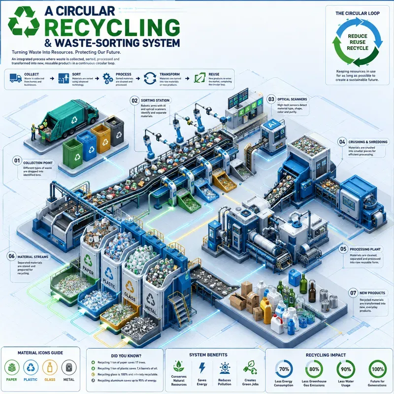 Isometric System Infographic Kits