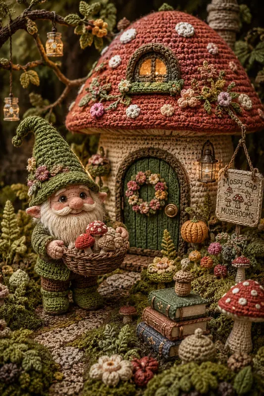 Whimsical Crochet Fairy Worlds