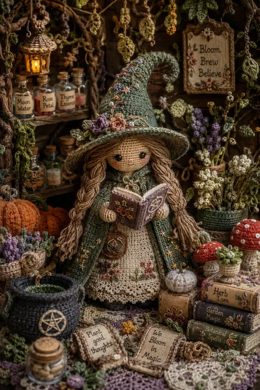 Whimsical Crochet Fairy Worlds
