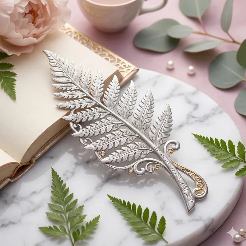 Luxury Fern Bookmarks