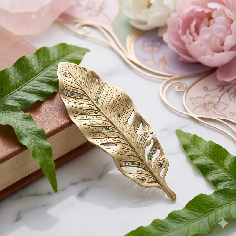 Luxury Fern Bookmarks