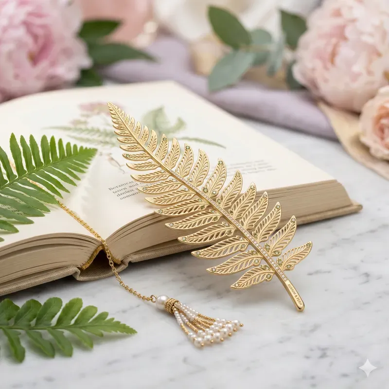 Luxury Fern Bookmarks