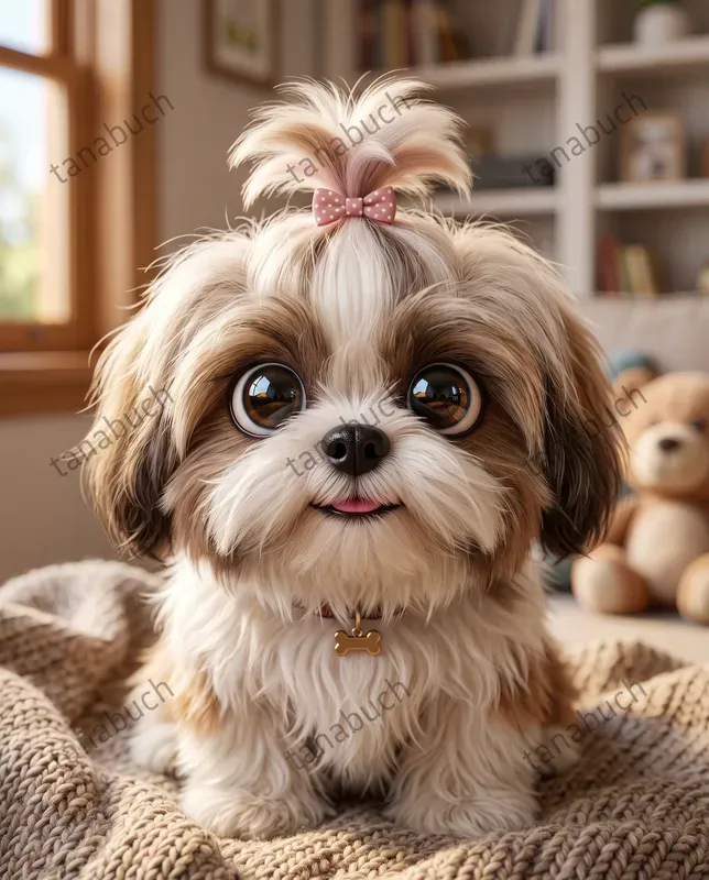 3D Fluffy Dogs