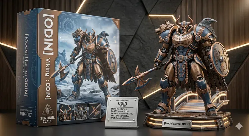 Infinite Mech Figure Model Kit Generator