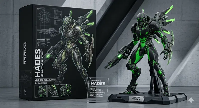 Infinite Mech Figure Model Kit Generator