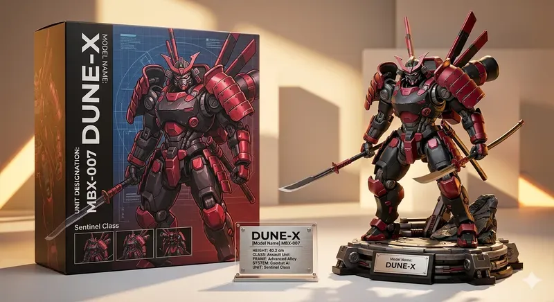 Infinite Mech Figure Model Kit Generator