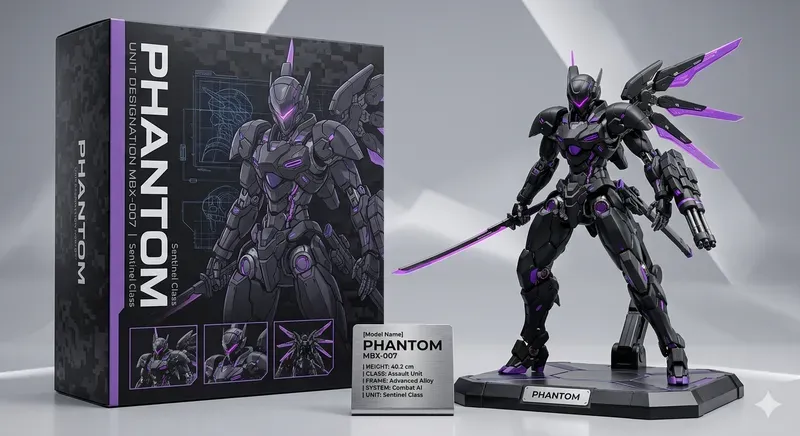 Infinite Mech Figure Model Kit Generator