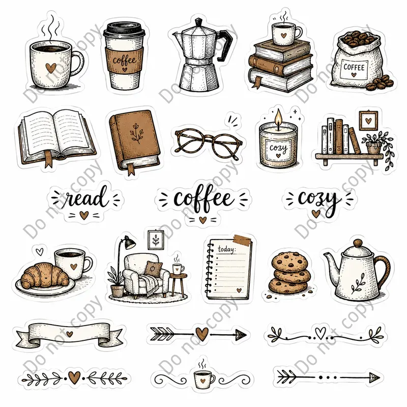 Bullet Journal Doodle Stickers