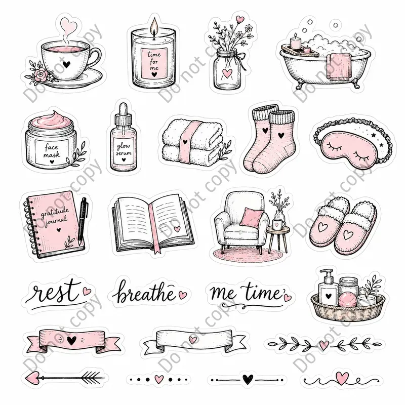 Bullet Journal Doodle Stickers