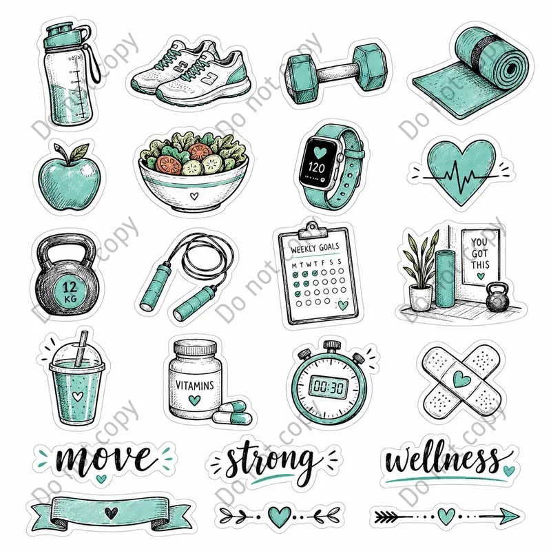 Bullet Journal Doodle Stickers
