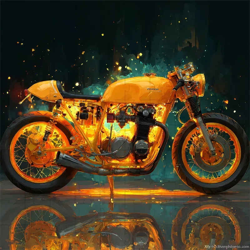 Oil Glow Ember Cinematic Fantasies