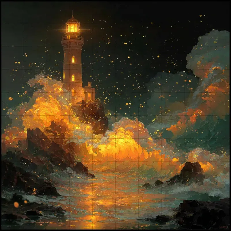Oil Glow Ember Cinematic Fantasies