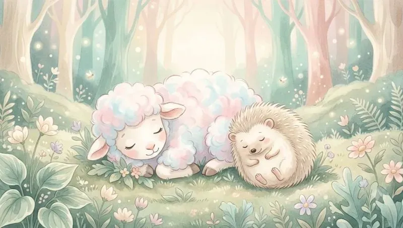 Pastel Storybook Soft Animal Illustrations