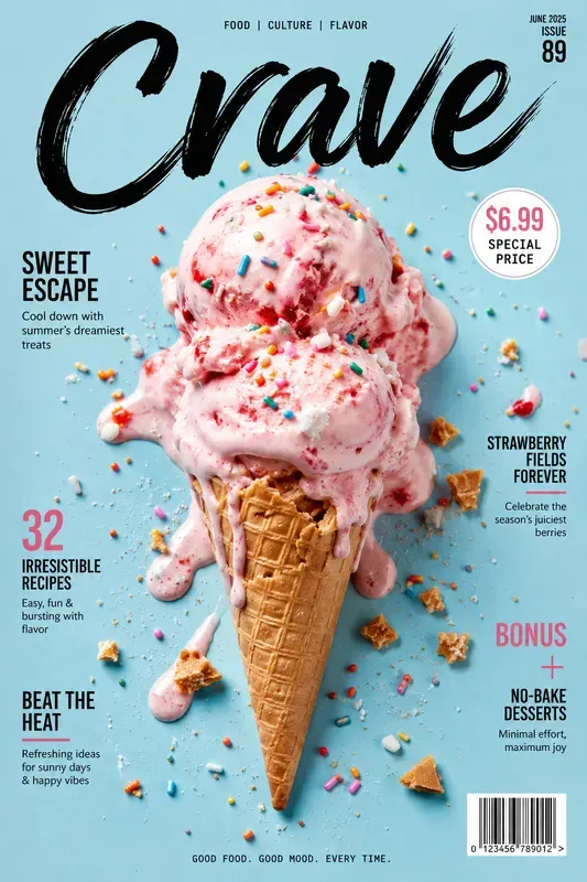 Modern Food Magazine Covers