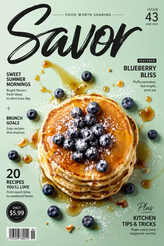 Modern Food Magazine Covers