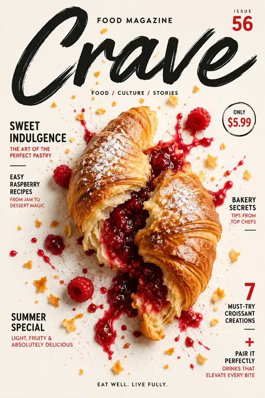 Modern Food Magazine Covers