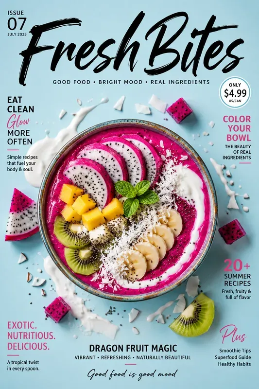 Modern Food Magazine Covers