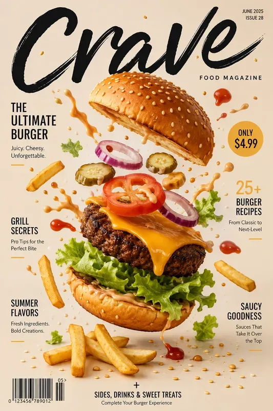 Modern Food Magazine Covers